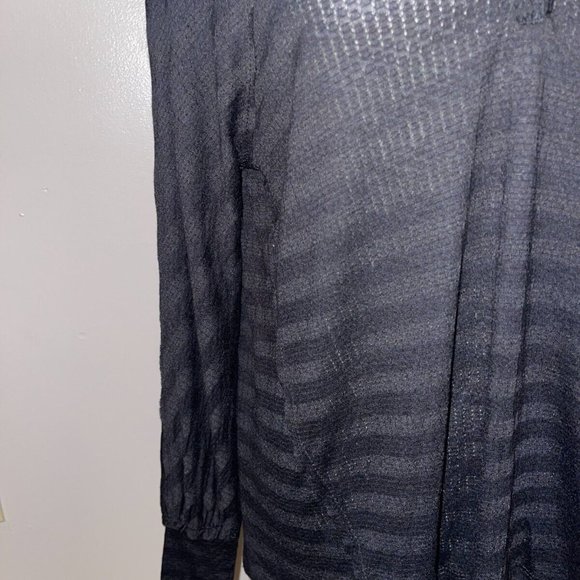 NWT American Rag Juniors Black Henley Top, Size Small - Picture 2 of 6